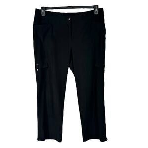 Zenergy by Chico’s SZ 3 SHORT (X-Large) Pants Lightweight Stretch Pockets Black
